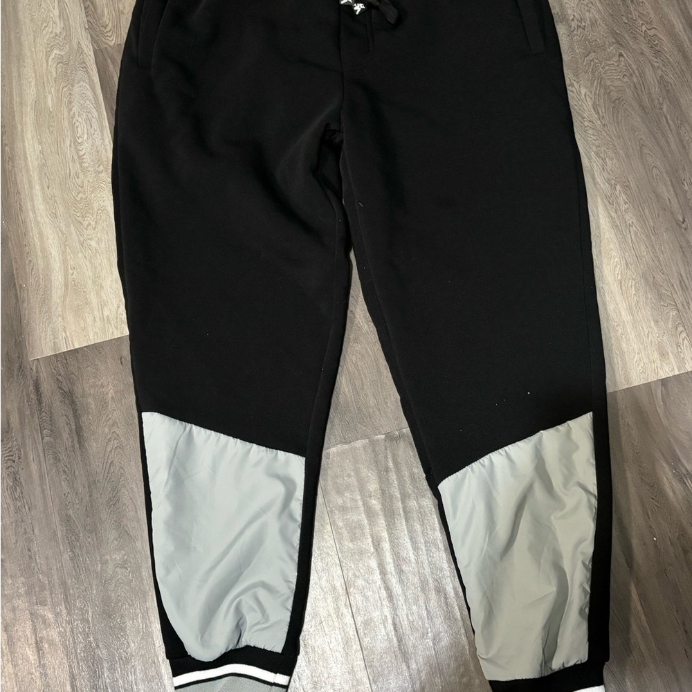 Stylish Black and Gray Jogger Pants